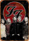 The Bands Foo Fighters Metall Blechschild Poster Vintage Kunst Wanddekoration 30,5 x 20,3 cm