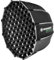 Bresser Softbox Parabolica Quick Lock da 60 cm con Griglia, Diffusore e Adattatore Bowens, Ideale per Fotografia Ritratti e di Prodotto, Facile da Trasportare