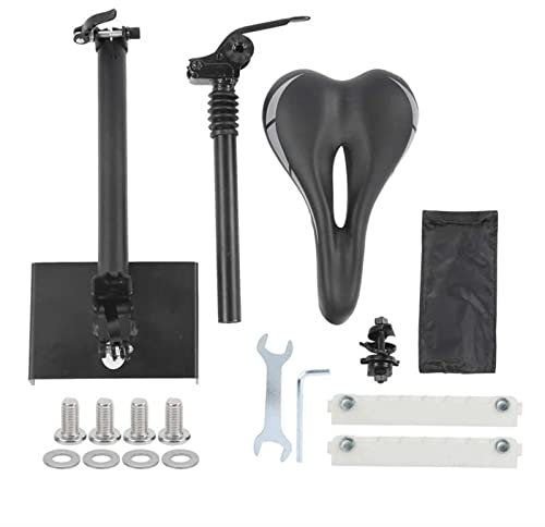Areyourshop Faltbarer Elektroroller Sitz Verstellbarer Skateboard Sattel für NINEBOT G30 MAX Gemeinsam,Elektroroller Sitzsattel Sitz Ersatzzubehör
