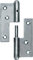 Connex Tür-Aufschraubbänder - 160 mm - links - verzinkt/Aufschraub-Scharnier/Türscharnier/Scharnier zum Aufschrauben/Türband/Türladenband/Türbeschlag / DYB2006581