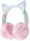 Usoun Kinderkopfhörer Bluetooth, Kinder Kopfhörer Over-Ear mit 85db Lautstärkebegrenzung LED-licht Faltbare HD Stereo Kopfhörer Kabellose und Kabel, eingebautes Mikrofon für Handy, Tablet,PC,TV