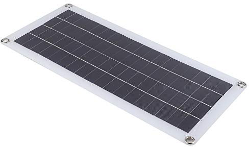 Chargeur de panneau solaire portable – Module photovoltaïque 20 W pour camping en plein air voyage avec double sortie USB