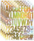 2 Inch Sticky Vinyl Letter Stickers, 4 Sheets Self Adhesive Alphabet Number Symbol Sticker for Scrapbook, Bottle Decor, and Sign - Gold