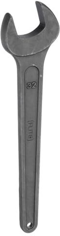 HARFINGTON Single Open Ended Spanner Wrench, 32mm (1 1/4-inch), Thicken Carbon Steel Open End Wrench Tool for Automotive Repair and Furniture Assembly, Grey