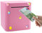 SenaiMy Piggy Bank, Must Break to Open, Stainless Steel Money Box, Unbreakable Piggy Bank for Adults, Savings Box for Cash Saving (15 * 15 cm)