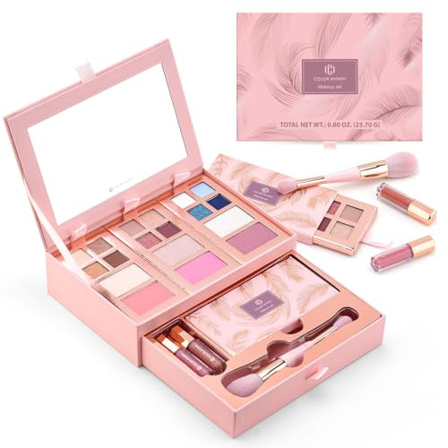 Color Nymph FULL MAKEUP RANGE:2025 Fashion Colors Cruelty Free Perfect for Daily Use, Festivals, Parties and Professional Use with Removable Compartments for