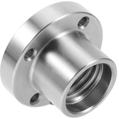 Operitacx Planscheibenfutter Für Drechselbank Stahlmaterial Gewinde Passend Für Holzbearbeitungswerkzeuge Vielseitig Für Verschiedene Drehbankwerkzeuge