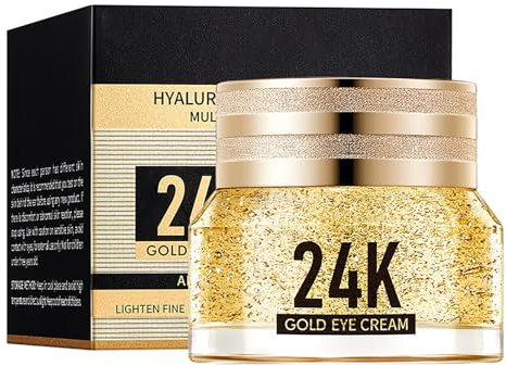 Crema idratante viso Gold arricchita con vitamina C e vitamina E per la riduzione delle rughe giorno e notte Ntz271 (Yellow, 5.4x5.4x5cm)