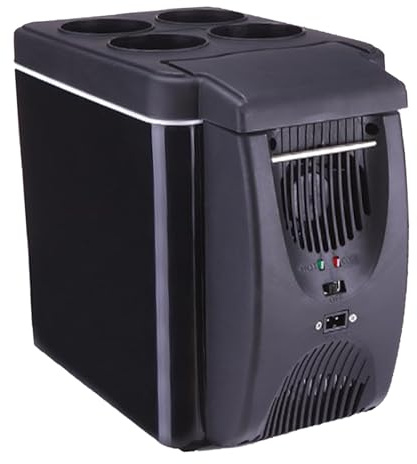 Frigorifero portatile da viaggio – frigorifero per auto, mini frigorifero silenzioso, 6 litri ad alta efficienza energetica | Frigorifero per veicoli per campeggio, viaggi su