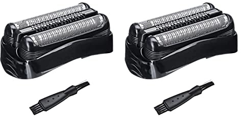 Jooehyer 2Pcs 21B Replacement Shaver Foil Head for 3 Series 300S 301S 310S 320S 330S 340S Men Electric Shaving