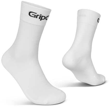 GripGrab RIDE Sommer Fahrrad Socken - Coolmax Radsocken - 3 Längen | Atmungsaktive Radsport Fahrradsocken mit Mesh-Zonen und Fußgewölbestütze - Low und Regular Cut auch als 3er Pack