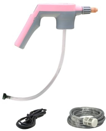 Elektrisches Wassersprühgerät, Handsprühdüse mit wiederaufladbarem Akku, 2000 mAh, tragbar, elektrisch, für Garten, Rasen, Innenbereich, Außenbereich, Garage, Auto und Entsorgung