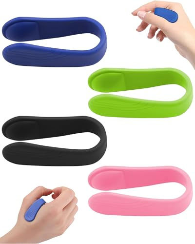 YEDPGUE 4 Stück Akupressur Clips, Tragbar Akupressur Armband,Hilfsmittel bei Panikattacken & Angststörung, Gegen Stress, Kopfschmerzen und Schmerzen, Natürliche Schmerzlinderung