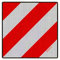 Placa aluminio carga sobresaliente V-20. Señal portabais. Homologado.Calidad-precio indiscutible.