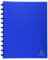 Exacompta - Réf. 86362E - 1 Protège-documents amovible à anneaux avec 30 pochettes grainées détachables - 60 vues - pour A4 - dim 24,5 x 31 cm - couverture rigide opaque - couleur bleu