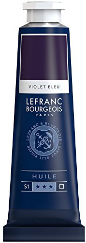 Lefranc Bourgeois Belle Pittura ad Olio, geschmeidige & Altamente Pittura ad Olio, Blu/Viola, 40 ml
