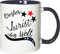Mister Merchandise Becher Tasse Bester Jurist der Welt. Kaffee Kaffeetasse liebevoll Bedruckt Beruf Job Arbeit Weiß-Blau