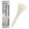 intervisio Fascette Plastica per Cablaggio 300 mm x 3,6 mm, Fermacavo Bianche Elettricista 300mm Nylon Cavi Stringicavo, Bianco - 100 Pezzi
