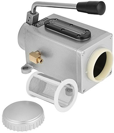 Estink Pompa per Lubrificazione Manuale, 500 CC, Doppia Uscita 4 mm, per CNC