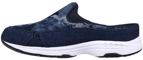 Easy Spirit Damen Traveltime514 Hausschuh, Denim Tie Dye, 39.5 EU Schmal