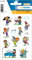 HERMA 15698 Aufkleber Musik klein, 13 Stück, Musiknoten Sticker aus Seide Stoff mit Musiker Rock Band Motiv, Kinder Etiketten für Fotoalbum Tagebuch Poesiealbum Scrapbooking Geburtstag Deko Briefe DIY