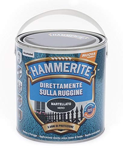 Hammerite Direttamente Sulla Ruggine Martellato Nero 2.5 l