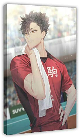 Anime-Poster Haikyuu Kuroo auf Leinwand, Wandkunst, Dekordruck, Gemälde für Wohnzimmer, Schlafzimmer, Dekoration, 60 x 90 cm, Haikyuu Kuroo1