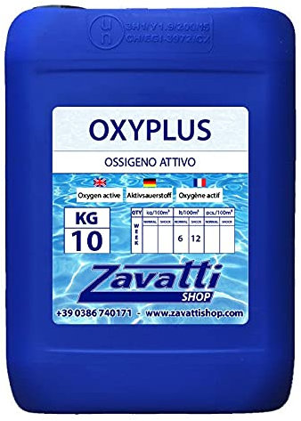 Zavattishop 10 Lt Oxyplus - Ossigeno Attivo per Piscine