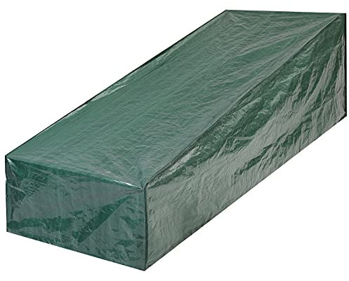 Kingsleeve® Abdeckung für Gartenliege Winterfest Wasserdicht UV-beständig Outdoor Abdeckplane Schutzhülle Abdeckhaube Sonnenliege 197x66x60cm