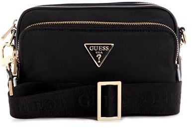 GUESS Damen Little Bay Crossbody Camera Tasche, Schwarz, Einheitsgröße