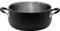 Meyer Accent Stainless Steel Casserole Dish 24cm / 4.7L - Black Induction Casserole Pot with Easy Pour Rim & Heat Resistant Handles, Oven Safe Cookware