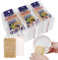 KRIZJUES Natural Loofah Sponges, Biodegradable Sponge Individually Wrapped, Non Scratch Organic Luffa Dishwashing Eco Friendly Cellulose for Kitchen Cleaning - Pack of 6, 11cm x 7cm x 2.2cm