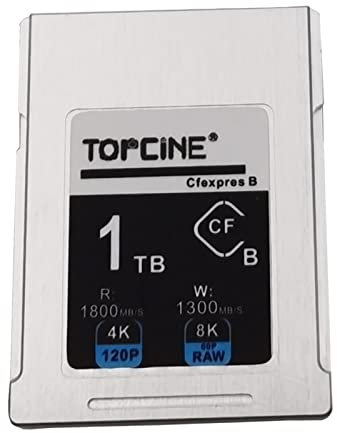 TOPCINE CFexpress B auf SSD Adapter, CFexpress Typ B auf NVME 2230 SSD 1TB Erweiterungsadapter Kompatibel mit Nikon Z6/Z7/Z9/D5/D500/D6/D850 Canon R3/R5/R5C/1DX Mark Panasonic GH6 Fujififiilm XH2/XH2S
