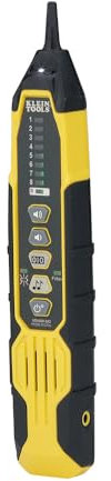 Klein Tools VDV500-223 Digitale Sonde mit LED-Arbeitsleuchte für Ethernet, Internet, Telefon, Lautsprecher, Koaxial-, Video- und Datenkabel RJ45, RJ11, RJ12
