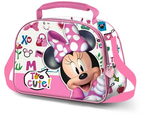 Disney Unisex Kinder 06342 3D Frühstückstasche Too Cute, Rosa, Einheitsgröße