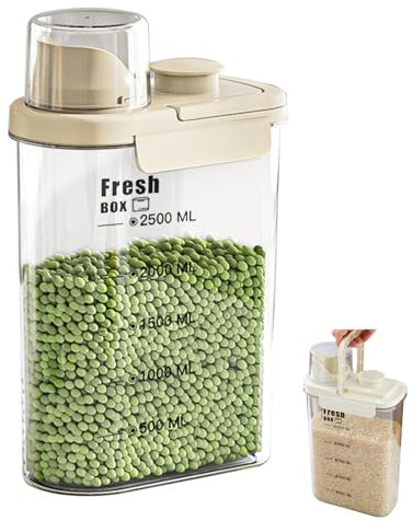 MHwan Boite Croquette Chien, 100% Double Fermeture, Résistante à lHumidité et aux Insectes, Conteneur Croquettes Chien de 2800ml Sans BPA avec Poignée, Adaptée aux Aliments pour Animaux et Céréales