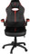 Konix Chaise de Bureau Gaming Omega - Inclinaison siège 15° - Revêtement Simili Cuir PVC - Noir et Rouge