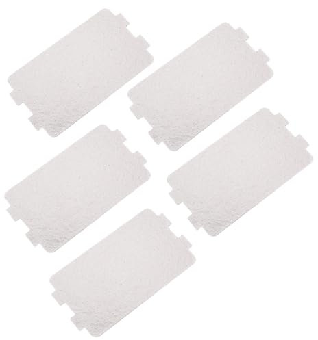 ZJchao Placa de Microondas, Rebanada de Mica, Accesorio de Reparación de Repuesto de Hoja de Placa de Mica para Horno de Microondas de 5 Piezas