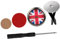 BELLIFFY 1satz Miniaturisierte Union Jack Auto-uhr Kreative Armaturenbrett-dekoration Kompakte Digitaluhr Mit Einfachem Design Für Fahrzeuginterieur Zeitsparend Und Praktisch