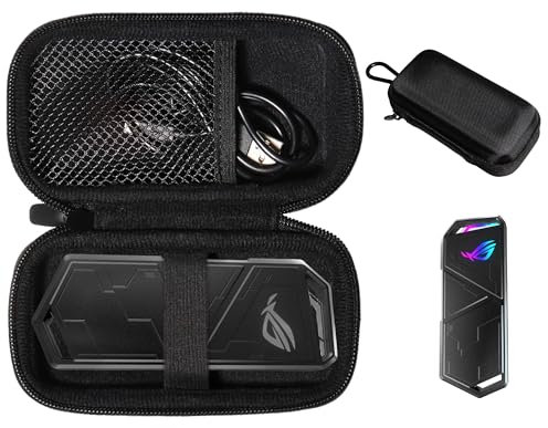 Alltravel Case for ASUS ROG Strix Arion, Strix Arion Lite Aluminum Alloy M.2 NVMe SSD External Portable Enclosure Case Adapter