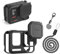 BeisDirect Silicone Case For Insta360 Ace Pro 2 Silicone Protective Cover Protective Case + Lens Cap for Insta 360 Ace Pro2 Camera Protective Accessories with Lanyard (Black)