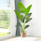 Kunstpflanze Groß 160 cm Künstliche Paradiesvogel Pflanzen im Topf Fake Pflanzen Artificial Plants Kunstbaum Künstliche Palme Zimmerpflanze Wie Echt für Drinnen und Draußen Dekoration