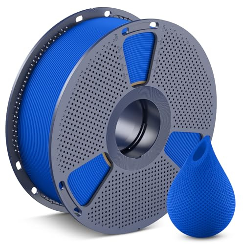 SUNLU PETG Blau Filament 1.75 mm, 3D Drucker Filament Blau PETG 1KG | Hohe Festigkeit & Zähigkeit PETG 1KG Spule (2,2 lbs) für Meisten 3D Drucker, Maßgenauigkeit +/- 0,02mm, Blau 1000g