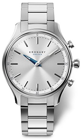 Kronaby sekel Unisex Analogue Quartz Watch with Stainless Steel Bracelet S0556/1