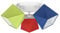 FKL DESIGN Home Deco Deckenleuchte Deckenlampe Kinderleuchte Kinderlampe Leuchte Lampe mehrfarbig Stern Metall 230V (N149-G3 Glatt, Rot-Grün-Blau)