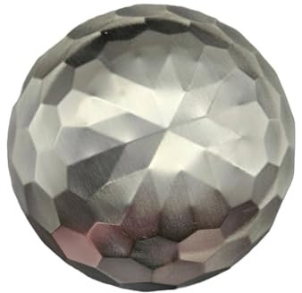 linoows Rosenkugel, Gartenkugel mit Hexagon Muster, Beet-Kugel, 15 cm