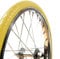Tannus 100% Pannenschutz-Reifen 16/18 x 1.25 (32-349) (32-355) Airless Tire Mini Velo Brompton | Solider Urban Faltrad, Farbe Lemon (Gelb), Härte Regular