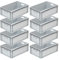 Eurobehälter 600x400x220mm (60 x 40 x 22 cm) mit 44,2 Liter Volumen | Eurobox stapelbar aus Kunststoff in TOP-Qualität - Made in Germany. Farbe Grau (8)