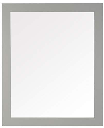 URBNLIVING Hanging Framed Wall Mirror Hallway Horizontal Mountable (47x57cm)