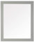 URBNLIVING Hanging Framed Wall Mirror Hallway Horizontal Mountable (47x57cm)